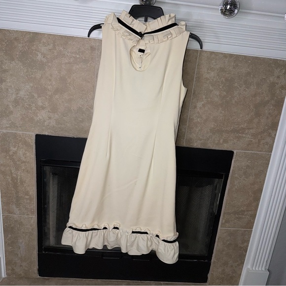 J. Crew Ruffle Trim Shift Dress size 6 damaged - Picture 9 of 14